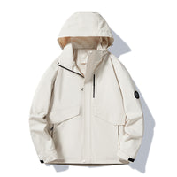 Spring and Autumn Thin Breathable Waterproof Windproof Detachable Mountain Hiking Camping Mountaineering Jacket