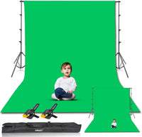 Green Screen Backdrop Kit, 8.5X10Ft Stand with 10X12Ft Backdrop