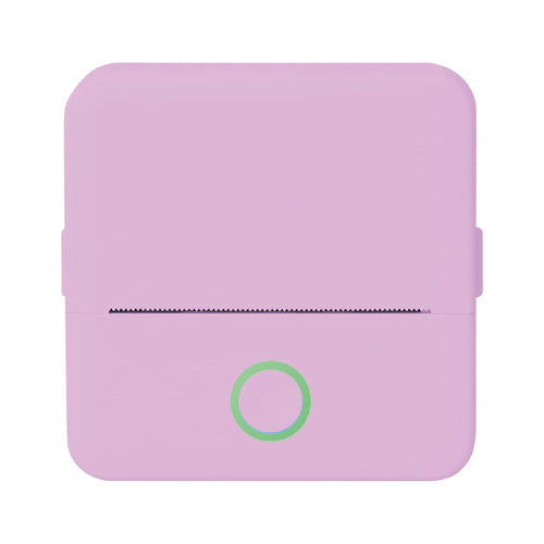 CTP500 Wireless Mini Portable Inkless Thermal Printer & Label Maker + Paper, Android & Ios (Purple)